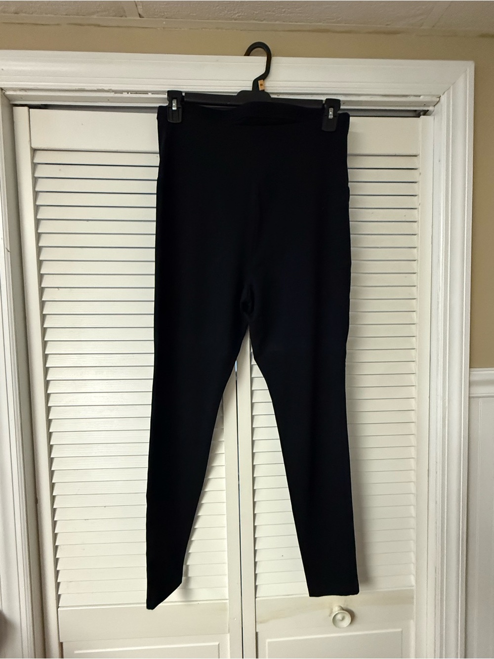 Black High-Waist Maternity Leggings